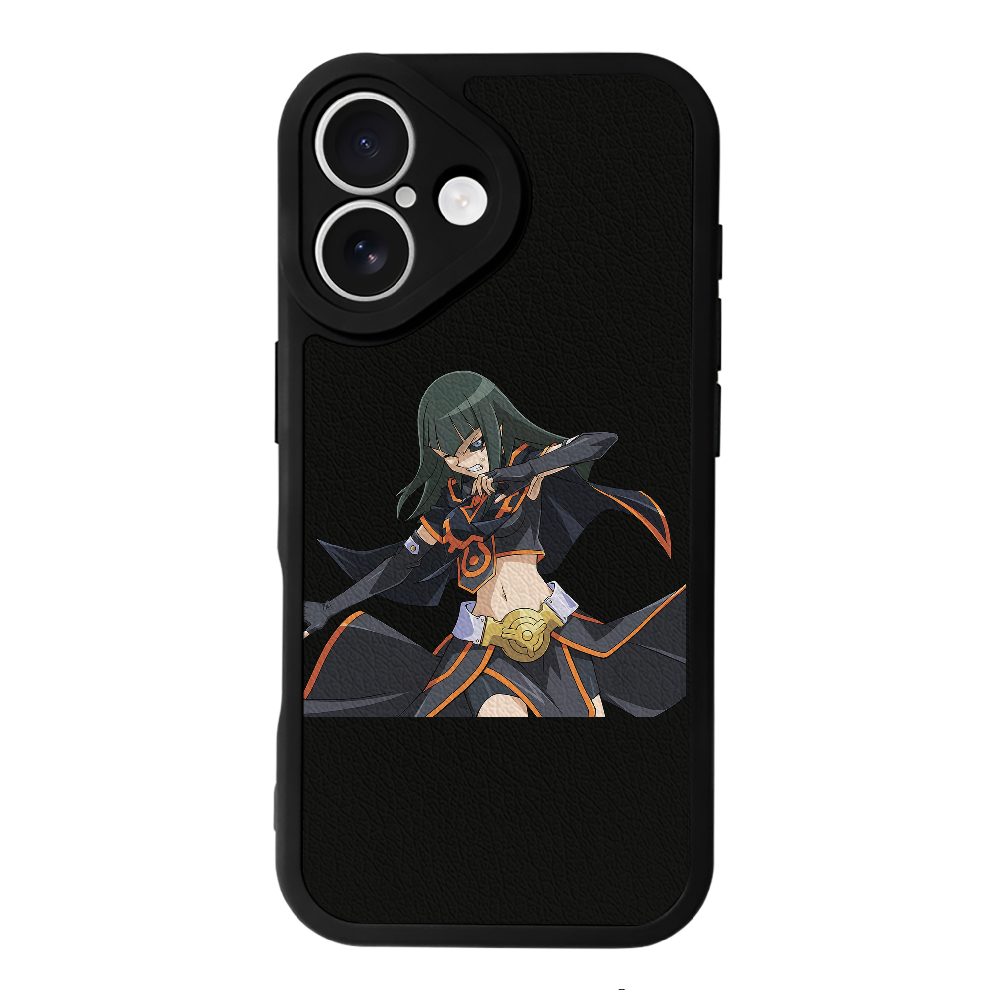 （画像用） 遊☆戯☆王 Yu-Gi-Oh! 【iPhone 16シリーズ対応】シリコンスマホケース（レザー調） 材質：シリコン